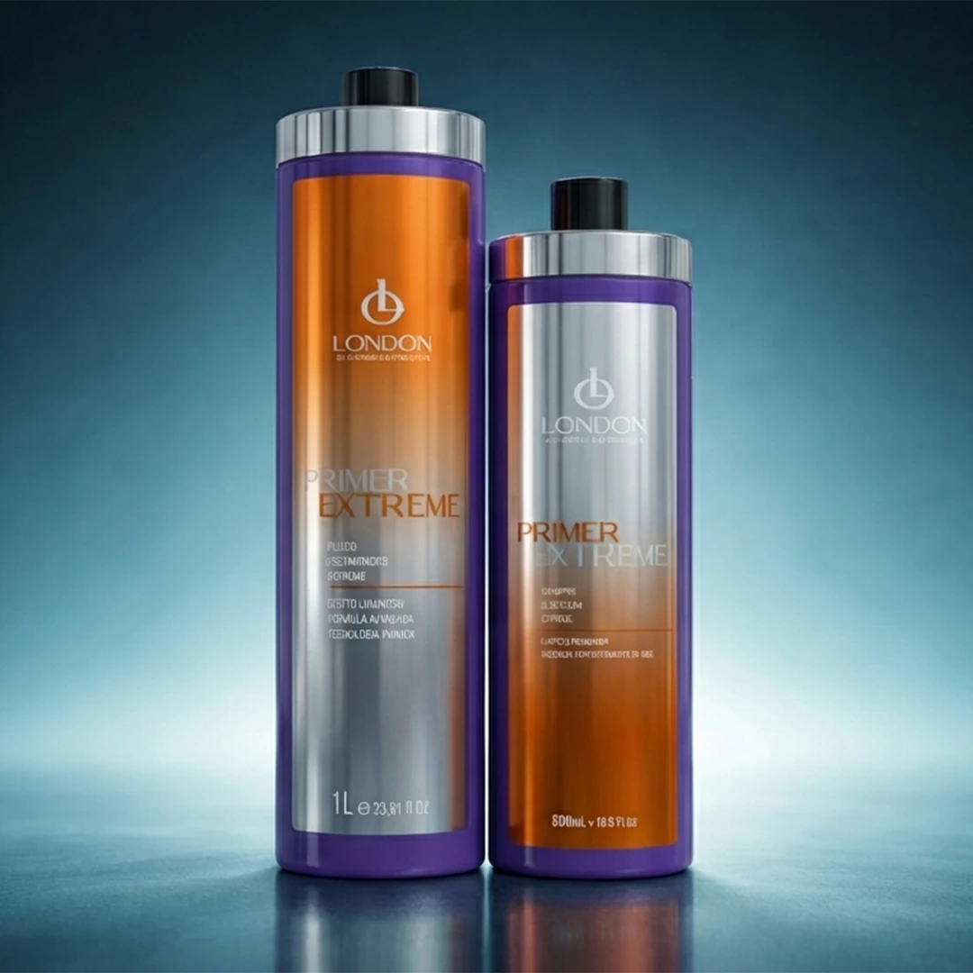 Escova London Primer Extreme Fluído Restaurador (Contém 40% de hidrolisado de abumina, somente para cabelos extremamente crespos ) Não indicado em loiros