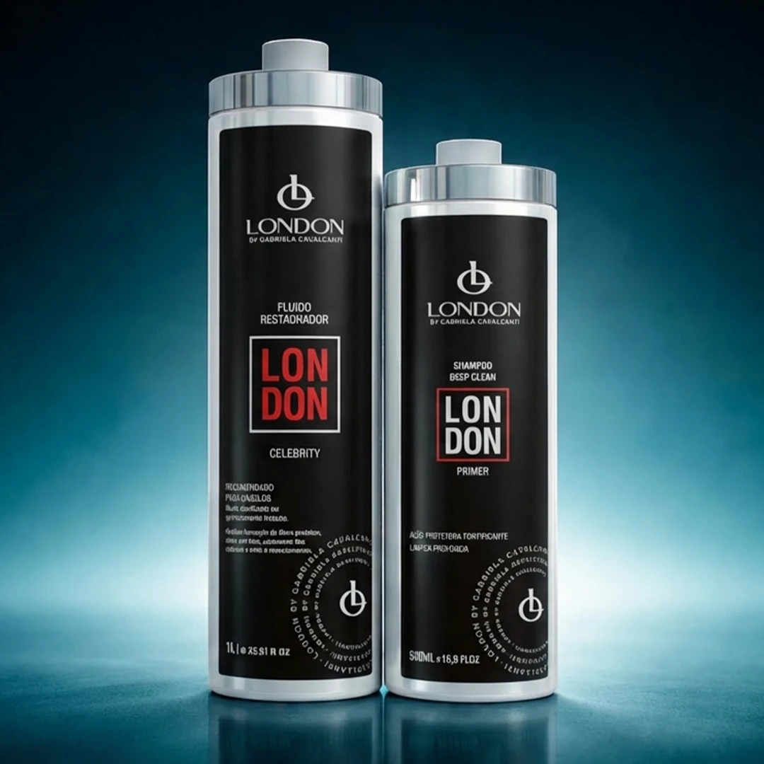 Escova London Celebrity Fluido Restaurador (Contém 15% de hidrolisado de albumina)