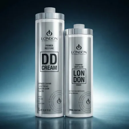 Escova London DD Cream Primer Restore Caviar (Contém 25% de hidrolisado de albumina)