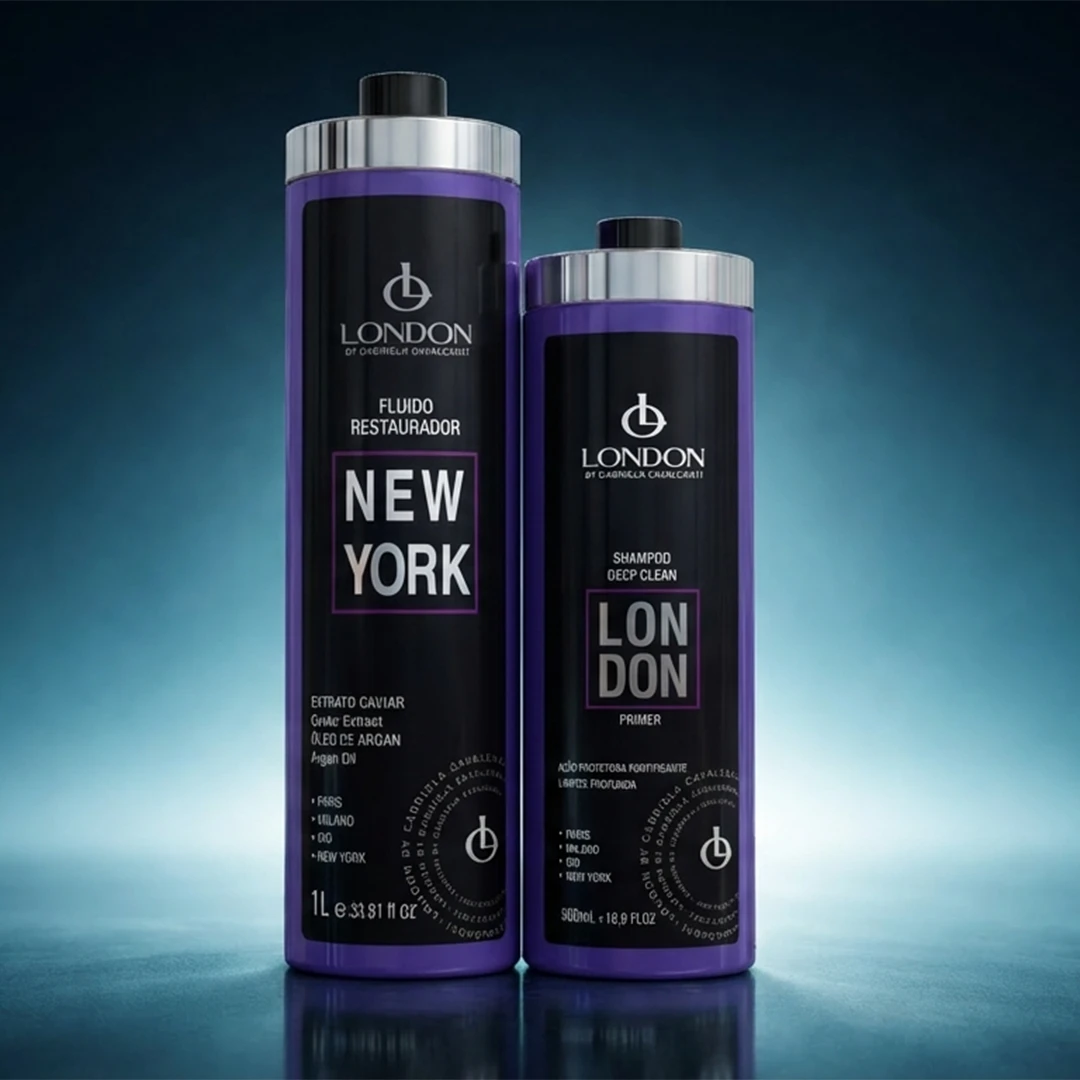 Escova London New York Fluído Restaurador (Contém 20% de hidrolisado de albumina)